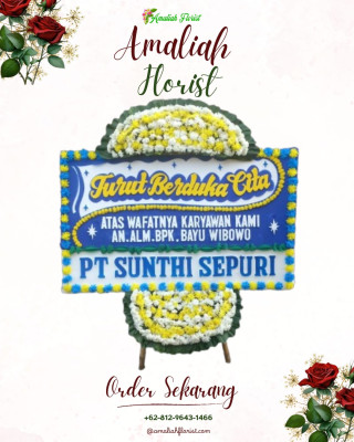 Papan Bunga Duka di Cijengkol