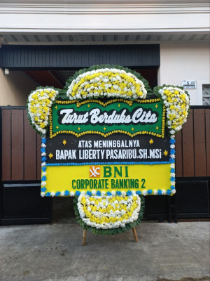 Papan Bunga Duka di Cijengkol