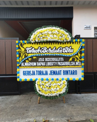 Papan Bunga Duka di Cijengkol