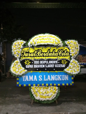 Papan Bunga Duka di Cijengkol